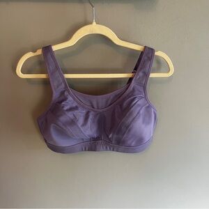 Sports bra by wingslove purple 36DD no underwire no padding NWT